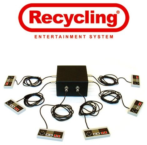 Recycling Entertainment System makes music with old NES controllers Recycling Entertainment System makes music with old NES controllers