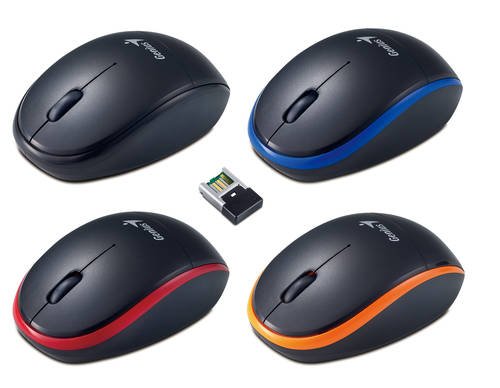 Genius Traveler 9000 Mouse is wireless and BlueEye tracking Genius Traveler 9000 Mouse is wireless and BlueEye tracking