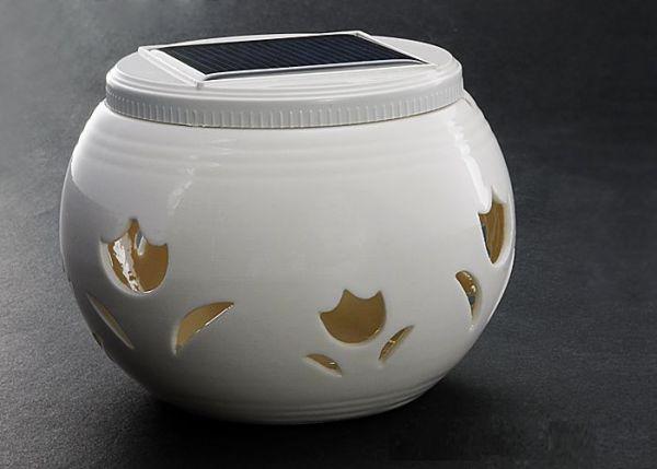 Chinese Ivory Ceramic Jar Lets You Go Green And Light Up Your Place In Style