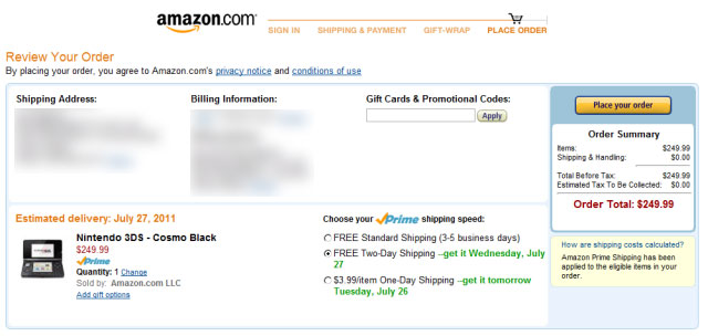 Nintendo 3DS Sales Stopped at Amazon, Now Back