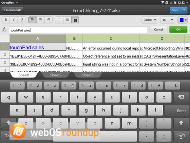 HP TouchPad to get document editing this week HP TouchPad to get document editing this week