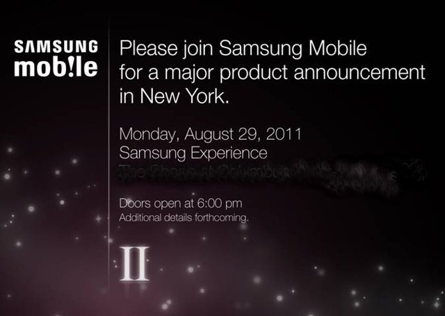 Samsung invitation