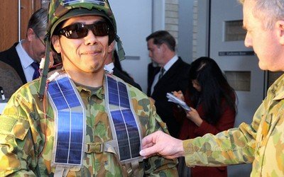 Solar powered soldier Solar powered soldier