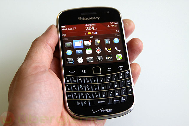 Test du Blackberry Bold 9900