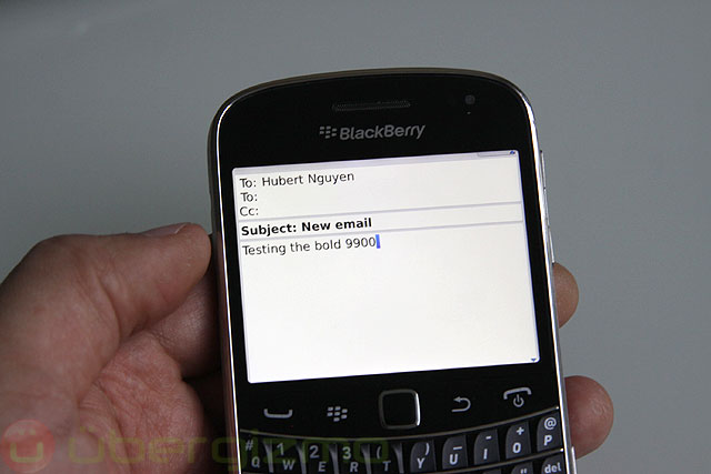 Test du Blackberry Bold 9900
