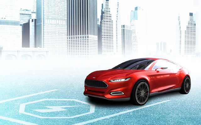 Ford has announced the Ford Evos a Hybrid sedan concept car that is
