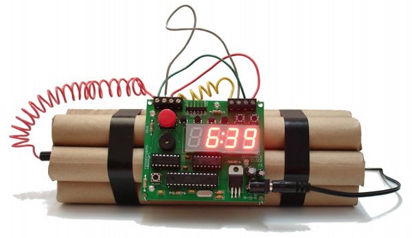 Defusable clock Defusable clock