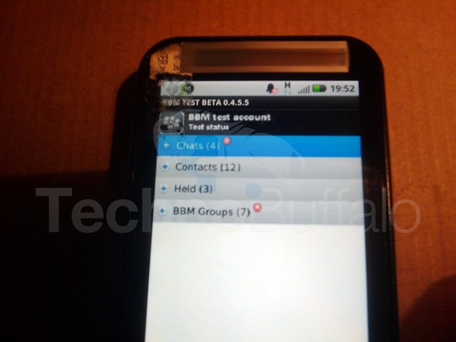 More BlackBerry Messenger for Android screenshots leaked More BlackBerry Messenger for Android screenshots leaked