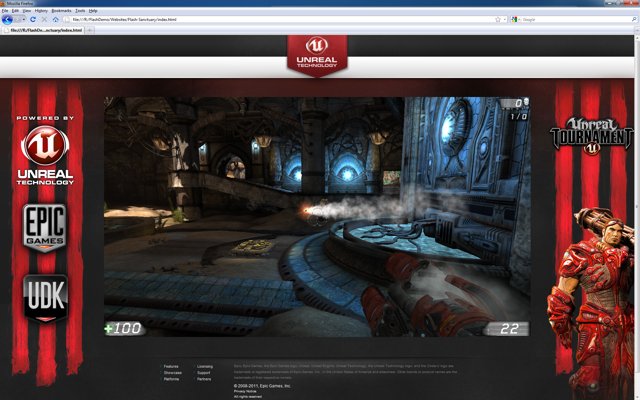Unreal Tournament 3 in a web browser Unreal Tournament 3 in a web browser