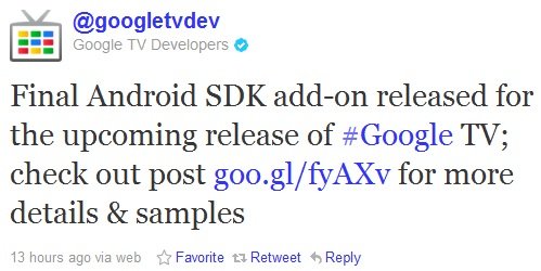 Google TV update one step closer to being released?