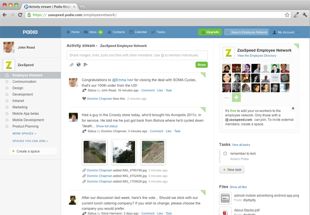 Podio Launches Employee Network Podio Launches Employee Network