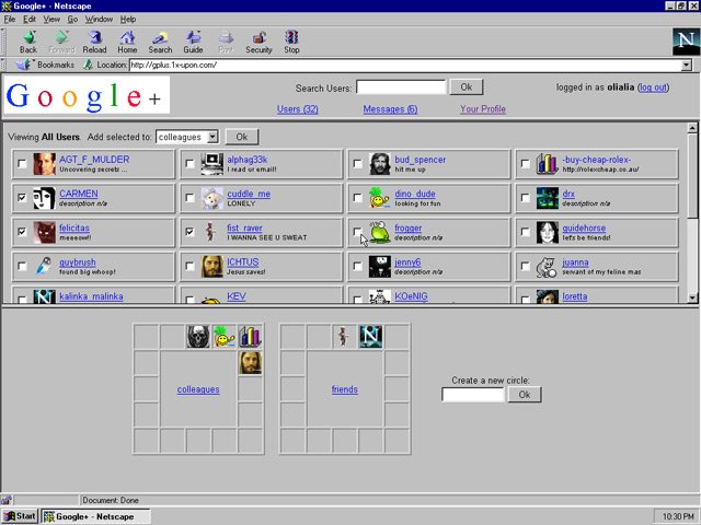 Once Upon Google Plus