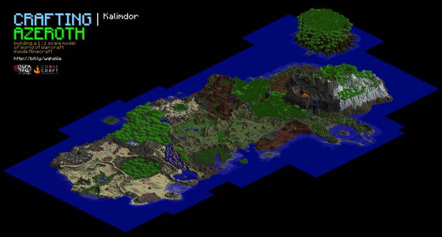 World of Warcraft recreated in Minecraft