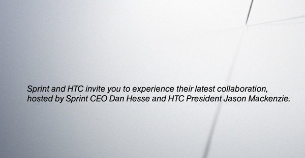 Sprint and HTC send out invites for an April event Sprint and HTC send out invites for an April event