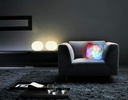 Chromatherapy cushion sends you off to la la land