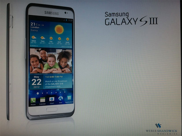Samsung Galaxy 3 PR slide leak (unconfirmed, likely fake) Samsung Galaxy 3 PR slide leak (unconfirmed, likely fake)
