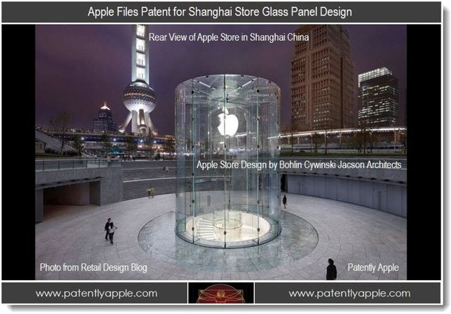 Apple Files Patent for Shanghai’s Apple Store Glass Panel Design Apple Files Patent for Shanghai’s Apple Store Glass Panel Design