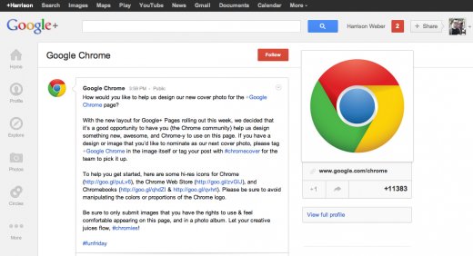 Google Invites Users To Design Cover Photo For Google Chrome Google Invites Users To Design Cover Photo For Google Chrome