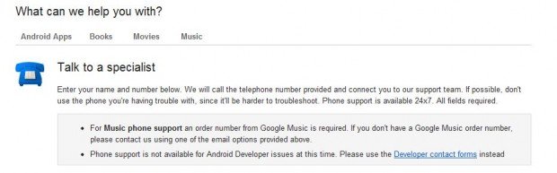 Google Now Offers 24/7 Phone Support for the Play Store Google Now Offers 24/7 Phone Support for the Play Store