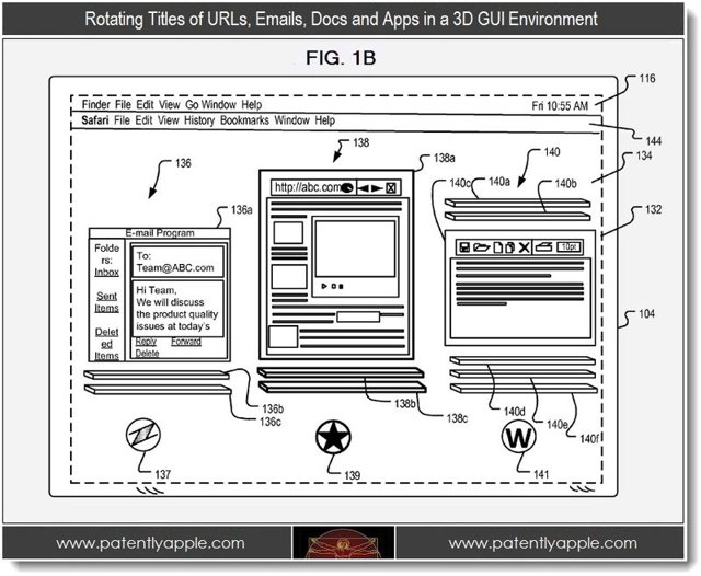 Apple Patent Shows Off Safari 3D Apple Patent Shows Off Safari 3D