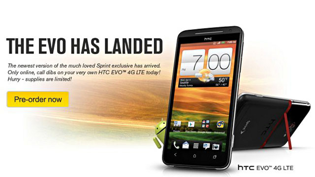 Sprint to ship HTC Evo 4G LTE this coming Thursday Sprint to ship HTC Evo 4G LTE this coming Thursday