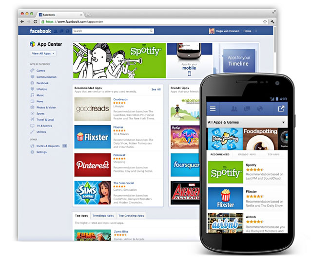 Facebook introduces the App Center Facebook introduces the App Center