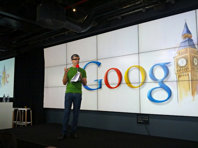 Project Glass used by Larry Page in U.K. Project Glass used by Larry Page in U.K.