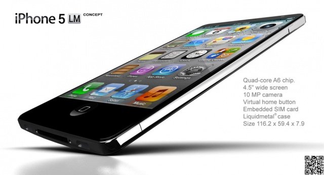 Liquid Metal iPhone 5 Concept Phone Liquid Metal iPhone 5 Concept Phone