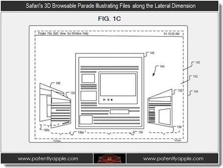 Apple Patent Shows Off Safari 3D Apple Patent Shows Off Safari 3D