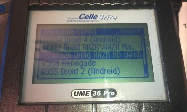 Motorola Droid RAZR HD shows up in Cellebrite systems, release date still unknown