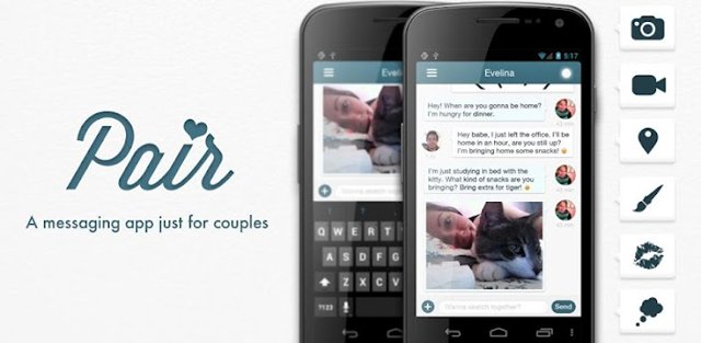 Pair; Social Network App for Two, Launched for Android Pair; Social Network App for Two, Launched for Android