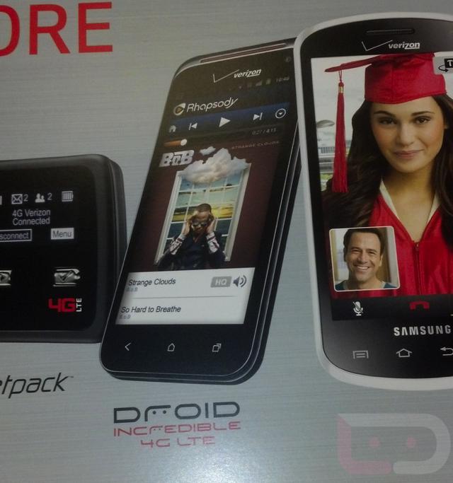 Droid Incredible 4G LTE signage arrives at Verizon, release date still unknown