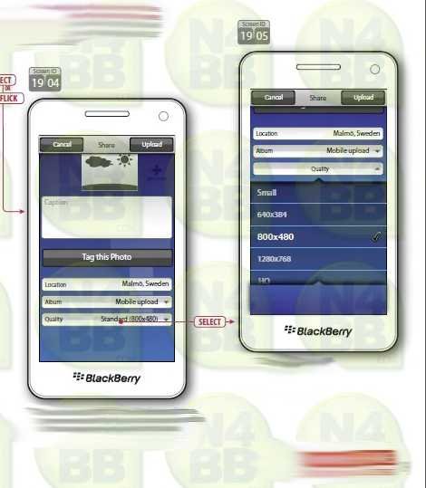 Images of Facebook app for BlackBerry 10 leaked Images of Facebook app for BlackBerry 10 leaked