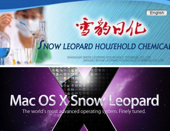 Chinese Household Chemical Company sues Apple for Snow Leopard trademark Chinese Household Chemical Company sues Apple for Snow Leopard trademark