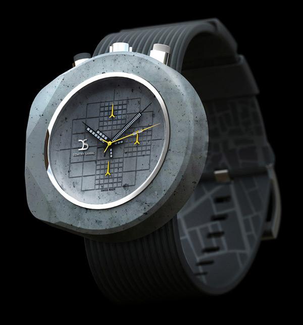 Watch made from concrete is a pretty unique concept