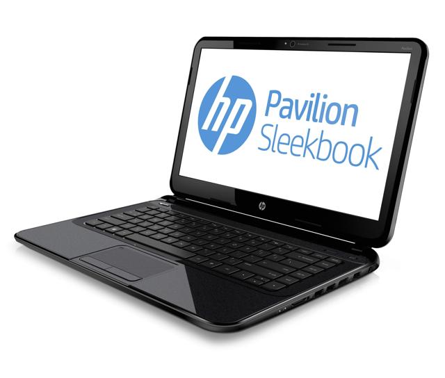 HP Pavilion Sleekbook 14_Black_left facing
