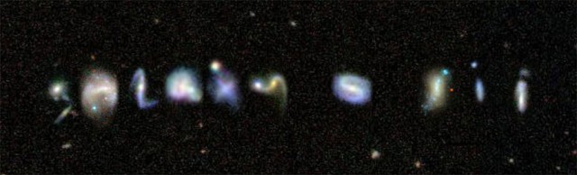 This font spells your name in galaxies