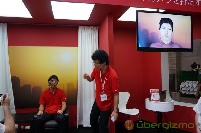 Docomo works on video calls for glasses shaped phones