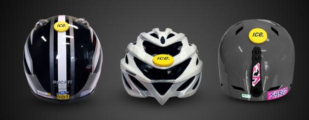 ICEdot helmet sensor notifies your contacts if you crash ICEdot helmet sensor notifies your contacts if you crash