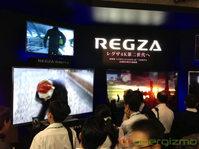 Toshiba pushes 4K REGZA HDTVs at CEATEC 2012