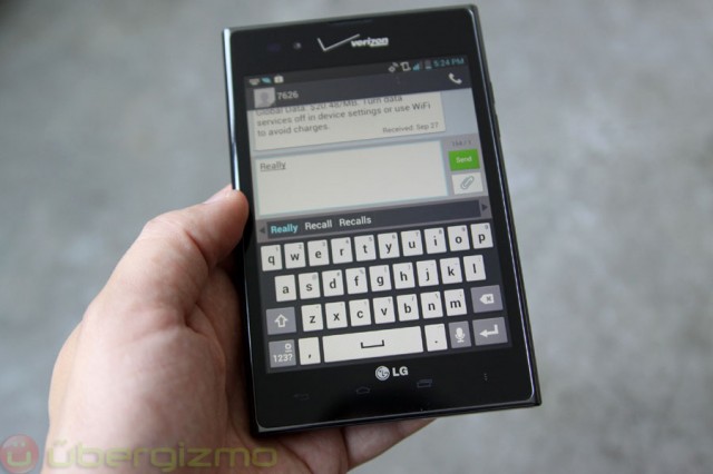 Verizon LG Intuition Review Verizon LG Intuition Review