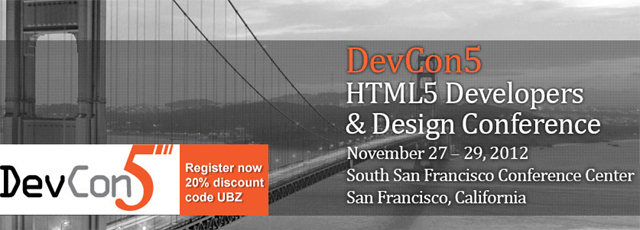 DevCon5 arrives in S. San Francisco, Nov. 27 29, 2012
