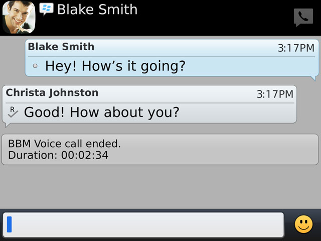 BBM 7 Introduces Free Voice Calls