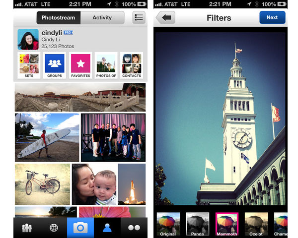 Flickr For iPhone Receives More Instagram like Updates Flickr For iPhone Receives More Instagram like Updates