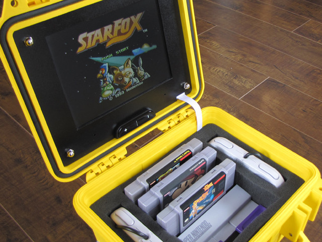 Portable SNES Mod Features 10+ Hours Of Gameplay In Shock Proof Case Portable SNES Mod Features 10+ Hours Of Gameplay In Shock Proof Case