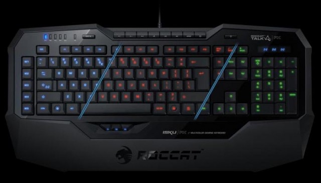 Roccat Delivers 16.8m Colors In Isku FX Multicolor Gaming Keyboard  