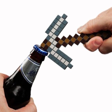 Minecraft Pickaxe Bottle Opener Is As Awesome As It Sounds Minecraft Pickaxe Bottle Opener Is As Awesome As It Sounds