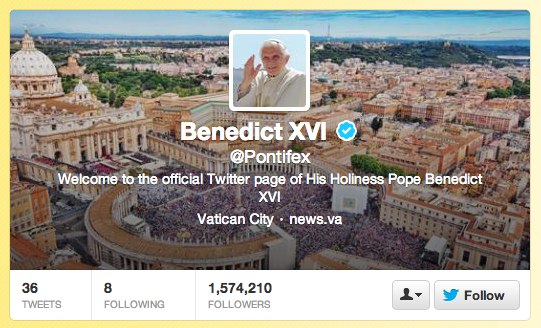 Pope Benedict XVI Stepping Down From Twitter On Feb. 28 Pope Benedict XVI Stepping Down From Twitter On Feb. 28