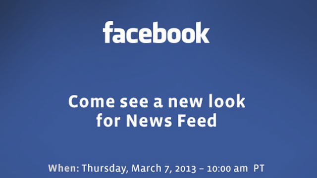 Facebook Showing Off News Feed Changes To Media Next Week Facebook Showing Off News Feed Changes To Media Next Week