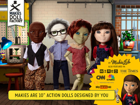 Custom Dolls 3D Printed With MakieLabs App Custom Dolls 3D Printed With MakieLabs App